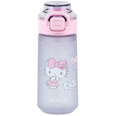Пляшечка для води, 560 мл, Hello Kitty сіра, HK25-1213 Kite