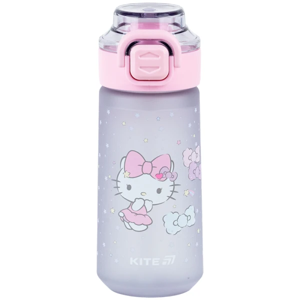 Пляшечка для води, 560 мл, Hello Kitty сіра, HK25-1213 Kite