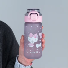 Пляшечка для води, 560 мл, Hello Kitty сіра, HK25-1213 Kite