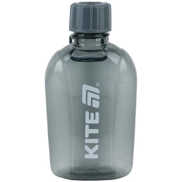 Пляшка для води, 650 мл, сіра, K25-1240-1 Kite