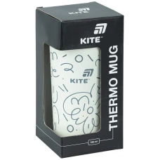 Термокружка 550 мл, біла, K25-1226-3 Kite