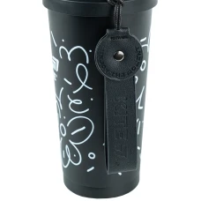 Термокружка 550 мл, чорна, K25-1226-1 Kite