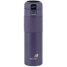 Термос з термодатчиком 450 мл, фіолетовий K25-1227-3 Kite