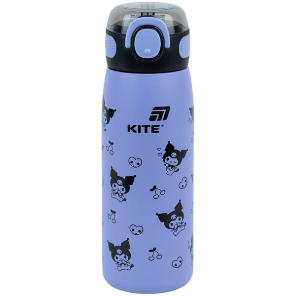 Термос з трубочкою 600мл, Kuromi HK25-1262 Kite