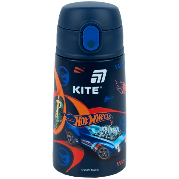 Термос з трубочкою 400мл, Hot Wheels HW25-1261 Kite