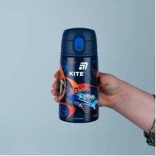 Термос з трубочкою 400мл, Hot Wheels HW25-1261 Kite
