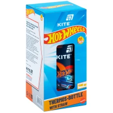 Термос з трубочкою 400мл, Hot Wheels HW25-1261 Kite