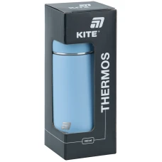 Термос, 350 мл, блакитний, K25-1223-2 Kite
