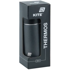 Термос, 350 мл, чорний, K25-1223-1 Kite