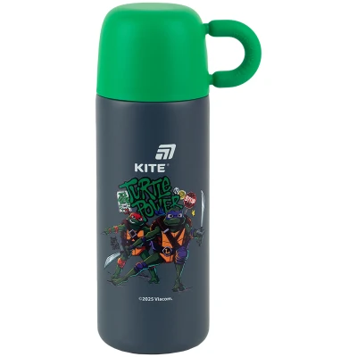 Термос, 480 мл, сірий, Ninja Turtles NT25-312 Kite