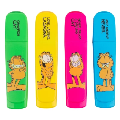 Маркер Highlighter, набір з 4-х кол., Garfield GF25-444 Kite
