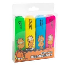 Маркер Highlighter, набір з 4-х кол., Garfield GF25-444 Kite