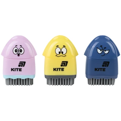 Точилка з контейнером та гумкою Faces, асорті, K25-365 Kite