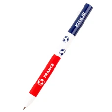 Ручка кулькова автоматична Football nations, синя, K25-029 Kite