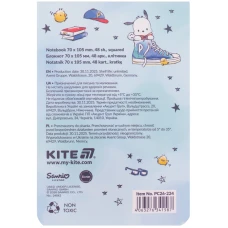 Блокнот 48арк., 70*105мм. Pochacco PC26-224 Kite