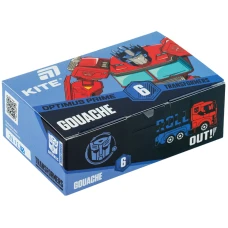Фарби гуашеві, 6 кол., 20мм., Transformers TF26-062 Kite