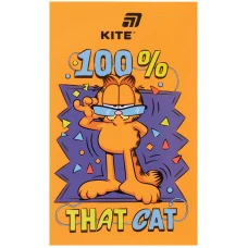 Блокнот-планшет А6, 50арк, нелінований Garfield GF26-195 Kite