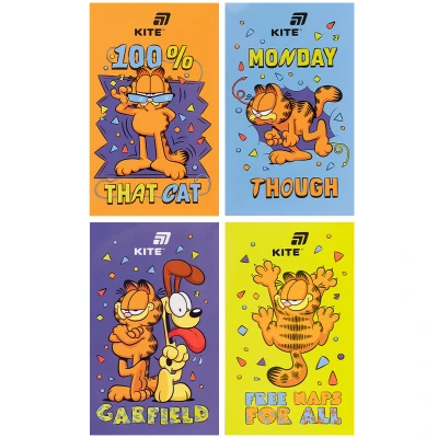 Блокнот-планшет А6, 50арк, нелінований Garfield GF26-195 Kite