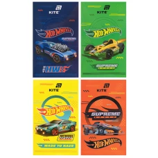 Блокнот-планшет А6, 50арк, нелінований Hot Wheels HW26-195 Kite