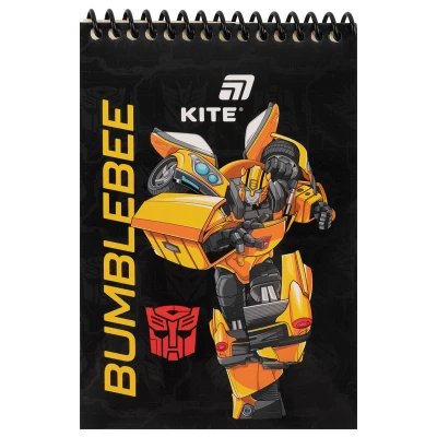 Блокнот пласт обкл., спіраль А6, 48арк., нелінований Transformers TF26-196 Kite