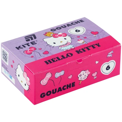 Фарби гуашеві, 6 кол., 20мл Hello kitty HK26-062 Kite