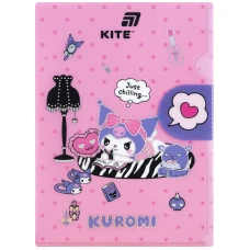 Папка-куточок з клапаном А4, HK25-248-2 Kuromi