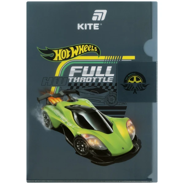 Папка-куточок з клапаном А4, HW25-248-1 Hot Wheels
