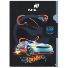 Папка-куточок з клапаном А4, HW25-248-2 Hot Wheels