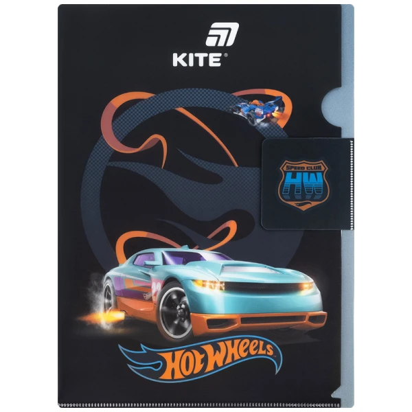 Папка-куточок з клапаном А4, HW25-248-2 Hot Wheels