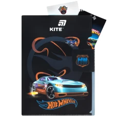 Папка-куточок з клапаном А4, HW25-248-2 Hot Wheels