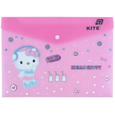 Папка на кнопці А4, HK25-244-4 Hello Kitty