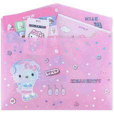 Папка на кнопці А4, HK25-244-4 Hello Kitty