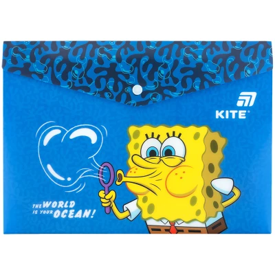 Папка на кнопці А4, SB25-244 SpongeBob SquarePants