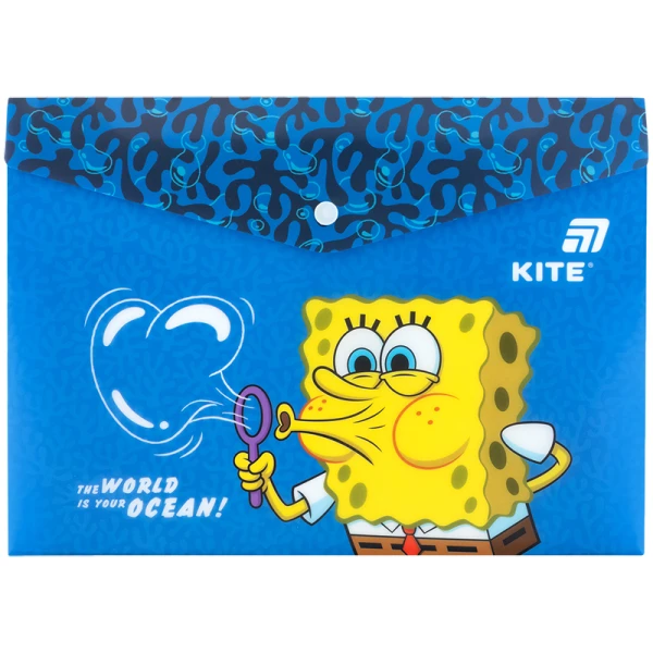 Папка на кнопці А4, SB25-244 SpongeBob SquarePants