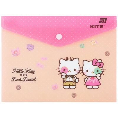 Папка на кнопці А5, HK25-245-2 Hello Kitty