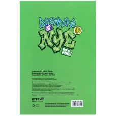 Блокнот термобіндер А5 64арк. нелінований, Ninja Turtles NT25-193-1 Kite