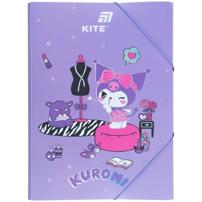 Папка на гумці А4, Kuromi HK25-247-1 Kite