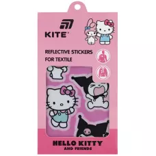 Набір стікерів світловідбиваючих для текстилю, HK25-114 Hello Kitty