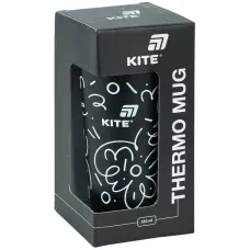Термокружка 550 мл, чорна, K25-1226-1 Kite