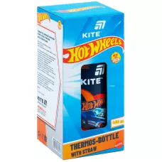 Термос з трубочкою 400мл, Hot Wheels HW25-1261 Kite