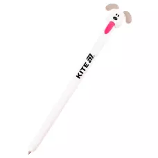 Ручка кулькова автоматична Little puppy, синя, K25-028-2 Kite
