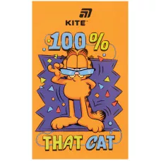 Блокнот-планшет А6, 50арк, нелінований Garfield GF26-195 Kite