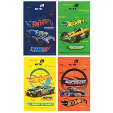 Блокнот-планшет А6, 50арк, нелінований Hot Wheels HW26-195 Kite