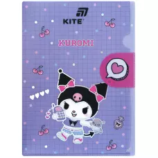 Папка-куточок з клапаном А4, HK25-248-1 Kuromi