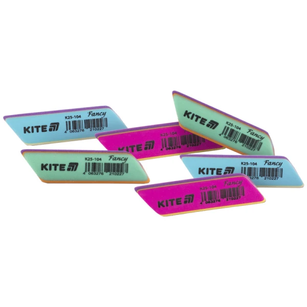 Гумка кольорова Fancy, асорті, K25-104 Kite