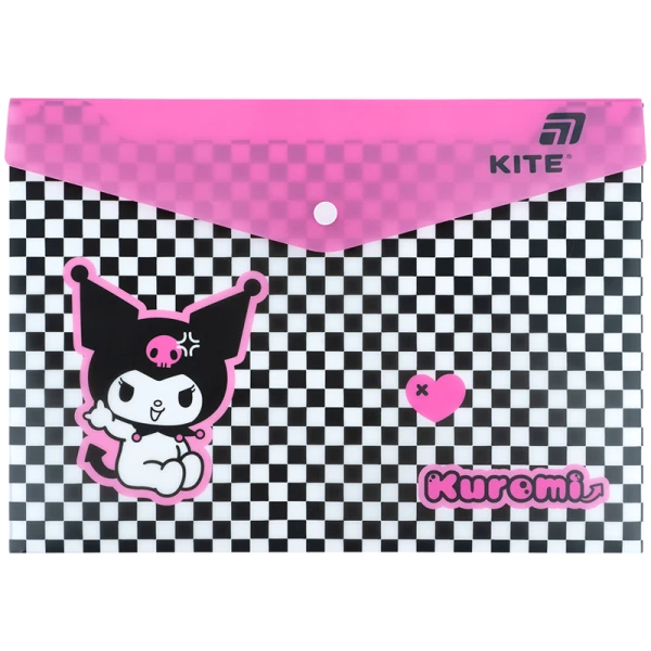 Папка на кнопці А4, HK25-244-2 Hello Kitty