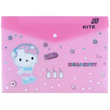 Папка на кнопці А4, HK25-244-4 Hello Kitty