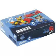 Фарби гуашеві, 12 кол., 20мм., Transformers TF26-063 Kite