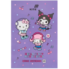 Зошит для нот А4, 20арк, Hello Kitty HK26-404 Kite