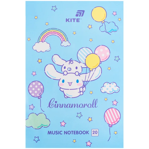 Зошит для нот А4, 20арк, Cinnamoroll CR26-404 Kite